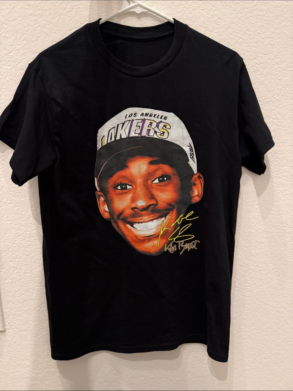 Black Kids Lakers Graphic Tee - Short Sleeve Youth Shirt